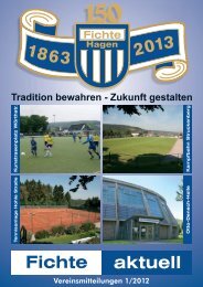 Vereinsmitteilungen 1/2012 - TSV Fichte Hagen 1863 e.V.