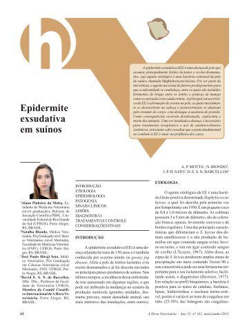 Epidermite exsudativa em suínos - Suinotec