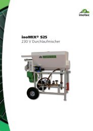 inoMIX® S25 230 V Durchlaufmischer - INOTEC GmbH