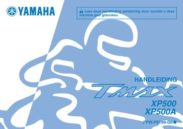 Yamaha TMAX - 2015 - Mode d'emploi Nederlands