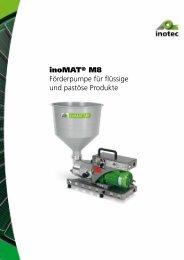 inoMAT® M8 Förderpumpe für flüssige und ... - INOTEC GmbH
