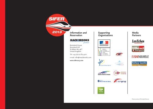 8th International Exhibition of Rail Technology - Sifer 2013