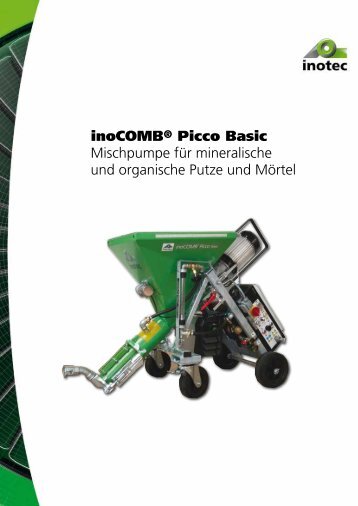 inoCOMB® Picco Basic Mischpumpe für ... - INOTEC GmbH