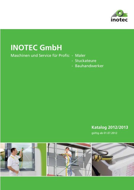 INOTEC GmbH - Maschinen und Service für Profis: - Maler