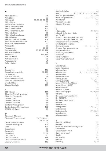 INOTEC GmbH - Maschinen und Service für Profis: - Maler