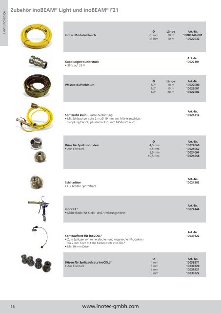 INOTEC GmbH - Maschinen und Service für Profis: - Maler