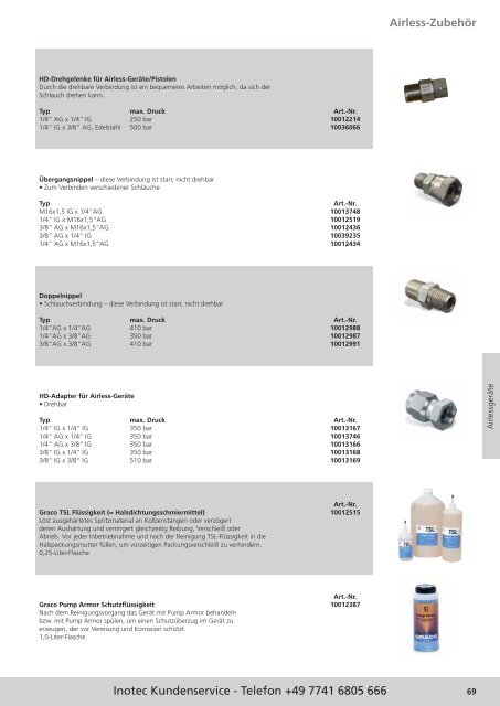 INOTEC GmbH - Maschinen und Service für Profis: - Maler