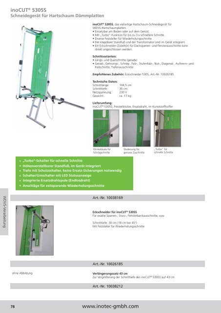 INOTEC GmbH - Maschinen und Service für Profis: - Maler