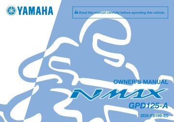 Yamaha NMAX - 2015 - Mode d'emploi English
