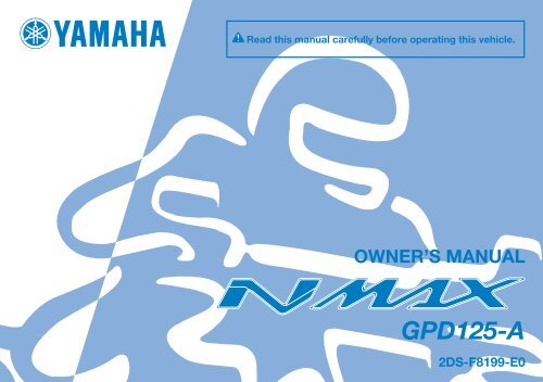 Yamaha NMAX - 2015 - Mode d'emploi English