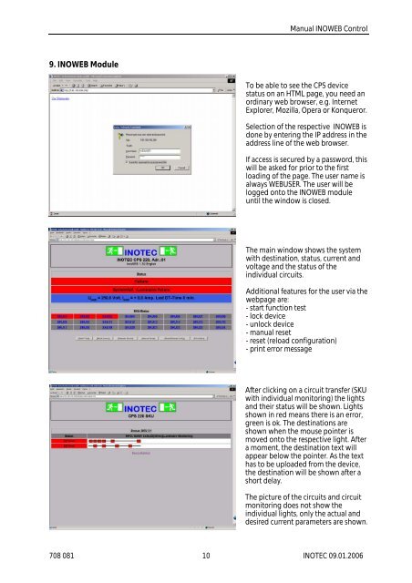 “INOWEB-Control” Software