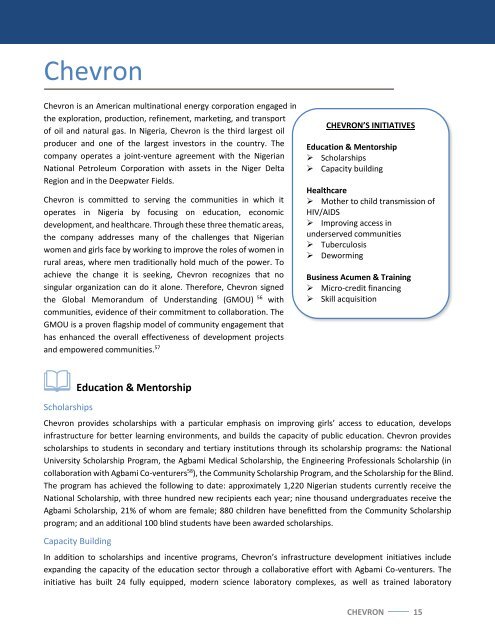 Analysis of Nigeria