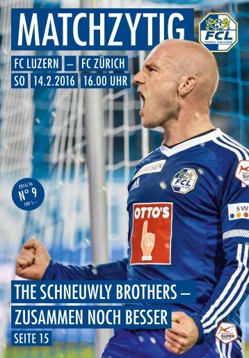 FC LUZERN Matchzytig N°9 15/16 (RSL 20) 