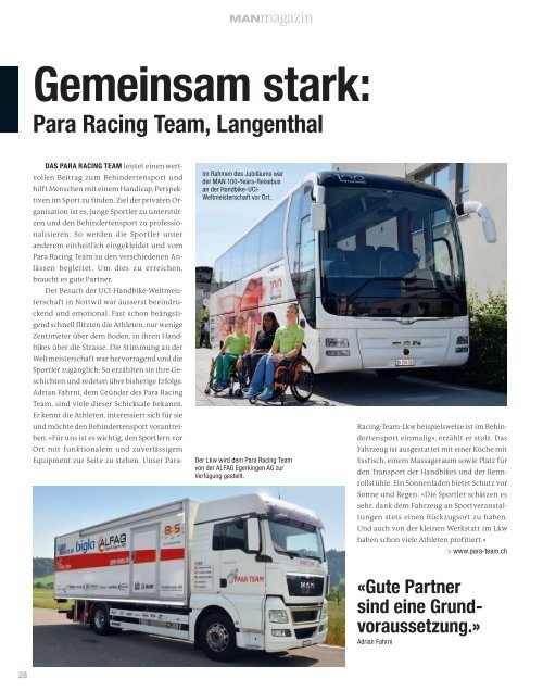 MANmagazin Truck 2/2015 Schweiz