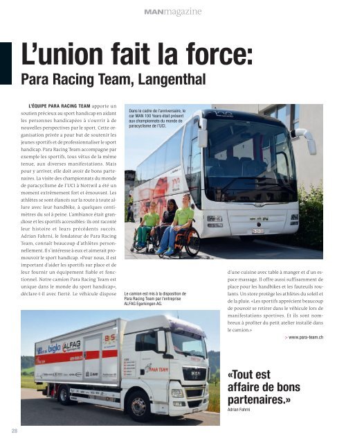 MANmagazine Truck 2/2015 Suisse