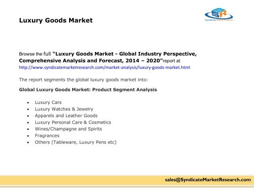 Luxury Goods Market