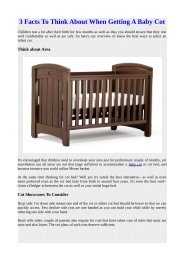 3 Facts To think about When Getting A baby Cot