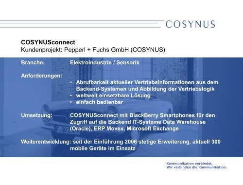 COSYNUSconnect