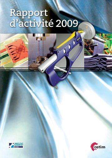 Rapport d'activité 2009 - Cetim