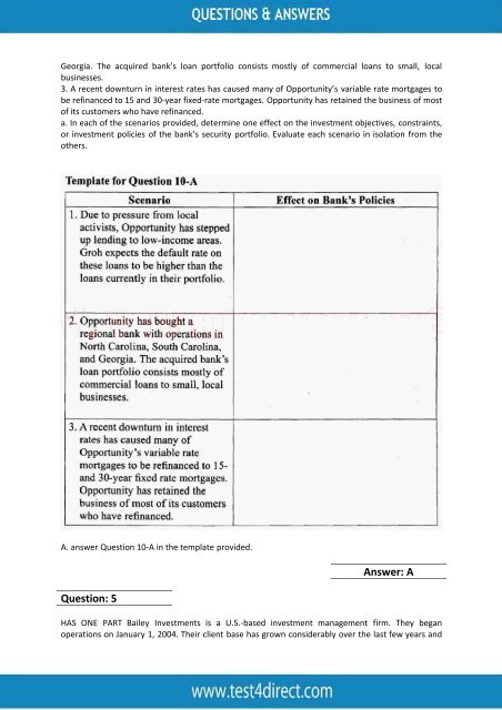 CFA-Level-III Latest Exam BrainDumps