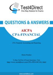 Here you get free CPA-Financial Exam BrainDumps