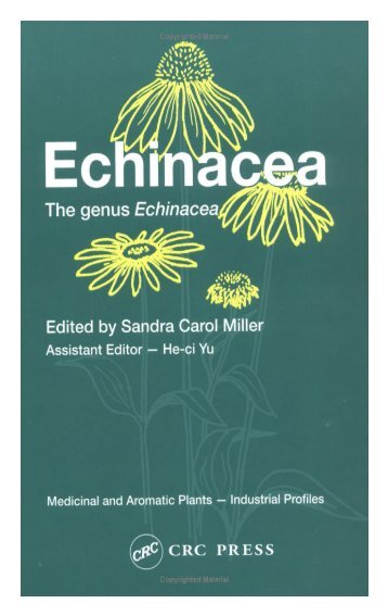 Echinacea: The genus Echinacea