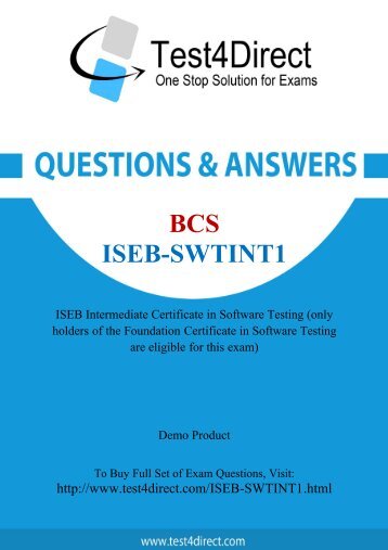 ISEB-SWTINT1-demo