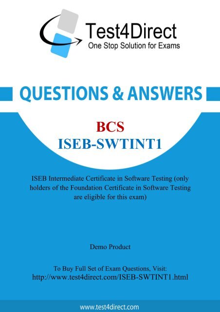 ISEB-SWTINT1-demo