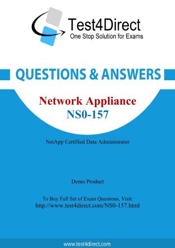 Up-to-Date NS0-157 Exam BrainDumps for Guaranteed Success