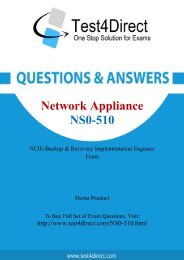 Download NS0-510 BrainDumps to Success in career