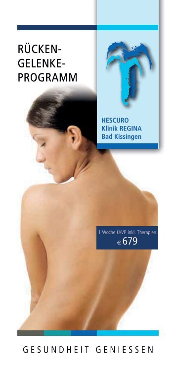 HESCURO Rücken-Gelenk-Programm