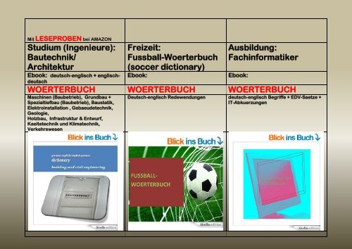 Uebersetzer-Neuveroeffentlichungen/ deutsch-englisch Woerterbuch-Neuerscheinungen