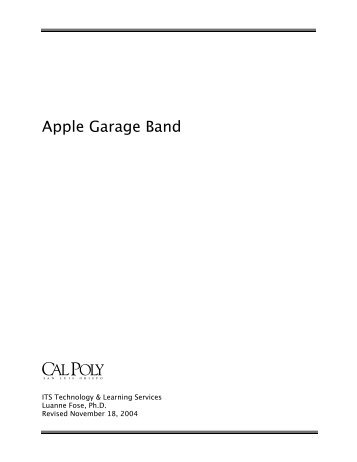 Apple GarageBand Class