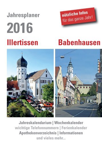 Babenhausen_Illertissen_2016_Jahresplaner