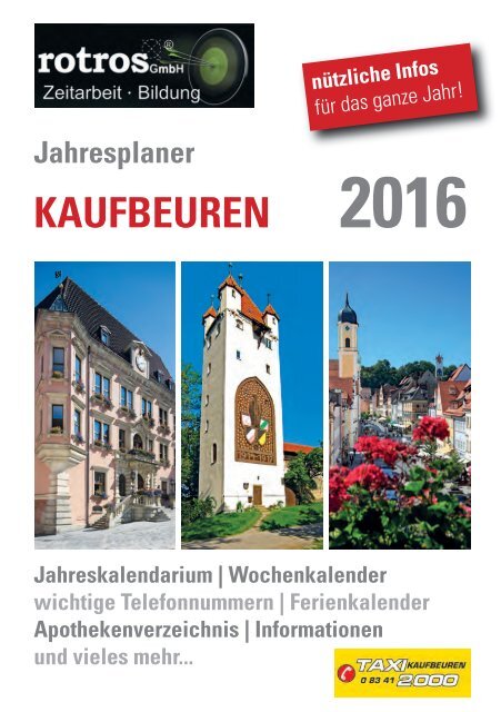 Kaufbeuren_2016_Jahresplaner