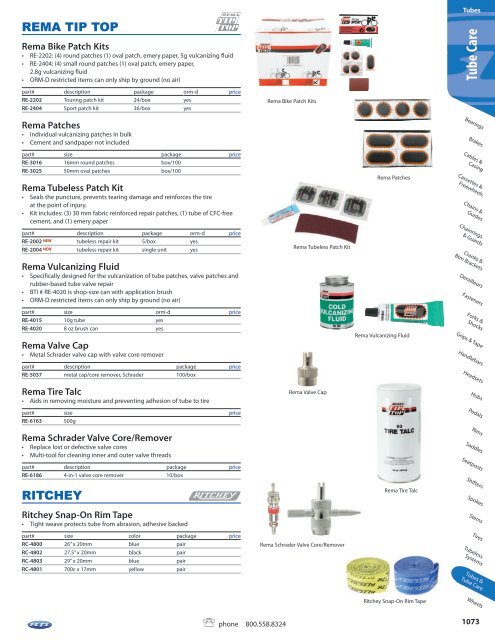 Tubes and Tube Care