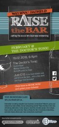 Raise the Bar - February at the Doctor's Tonic