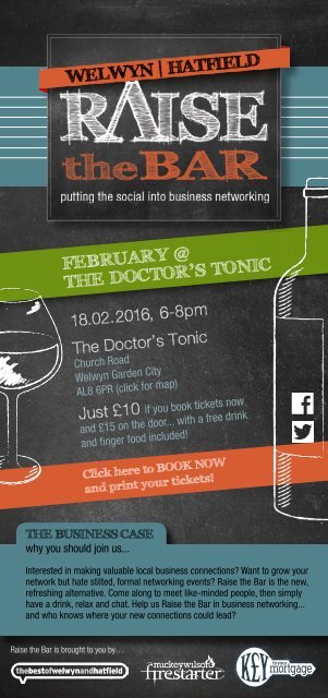 Raise the Bar - February at the Doctor's Tonic