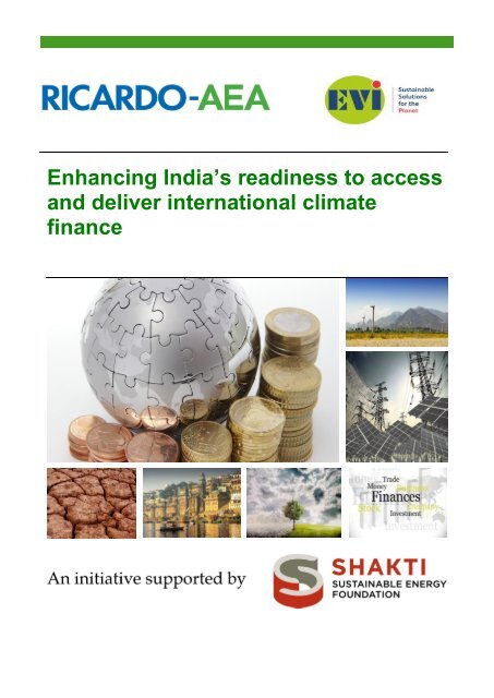 Enhancing India’s Readiness to Climate Finance