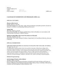 PDF document - Yale University Art Gallery