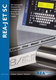 REA-JET SC - Kleinschrift-Drucker, speziell für den