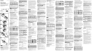 Sony BC-QM1 - BC-QM1 Mode d'emploi Allemand