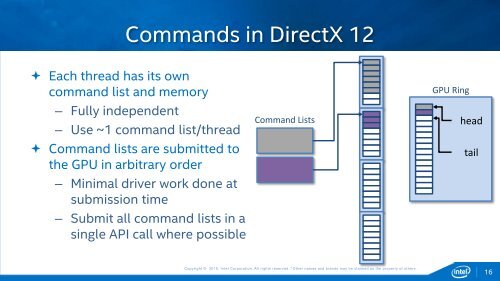 Efficient Rendering with DirectX 12 on Intel Graphics