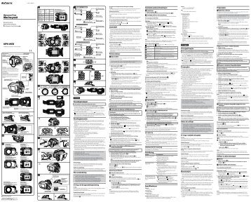 Sony MPK-WEB - MPK-WEB Consignes dâutilisation Russe