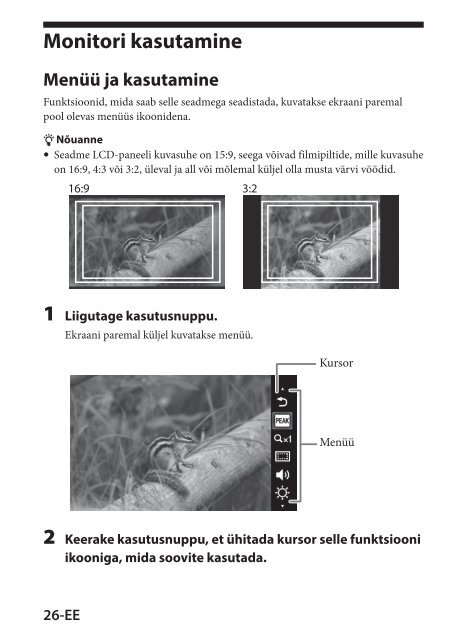 Sony CLM-V55 - CLM-V55 Consignes d&rsquo;utilisation Estonien