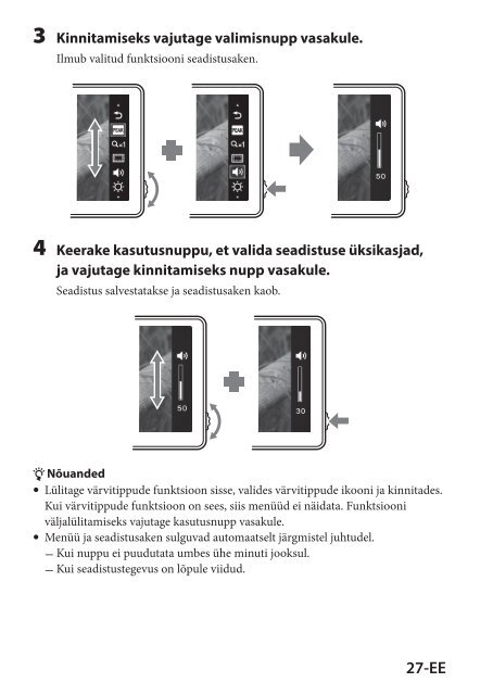 Sony CLM-V55 - CLM-V55 Consignes d&rsquo;utilisation Estonien