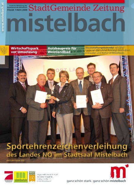 Gemeindezeitung 2009/7 (4,42 MB) - Mistelbach