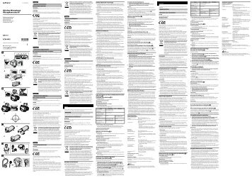 Sony ECM-HW2 - ECM-HW2 Consignes dâutilisation Danois