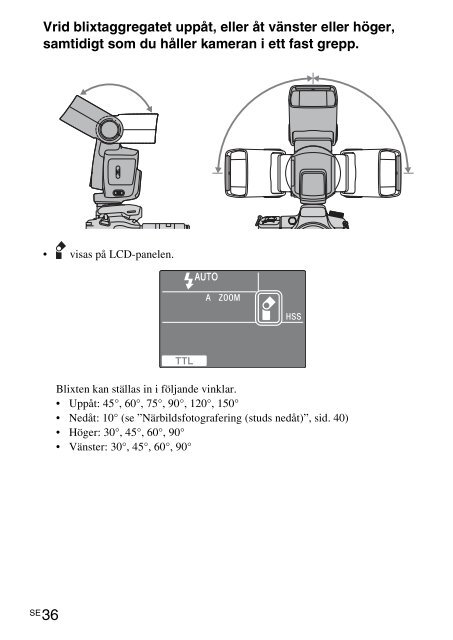 Sony HVL-F58AM - HVL-F58AM Consignes d&rsquo;utilisation Russe