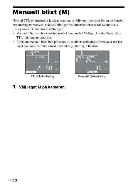 Sony HVL-F58AM - HVL-F58AM Consignes d&rsquo;utilisation Russe